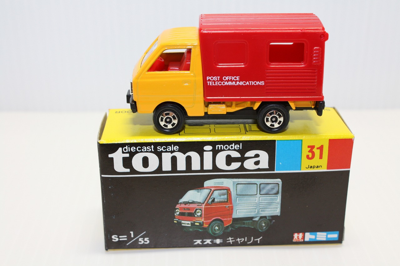 一般輸出 トミカ 31-2-④ スズキ キャリィ 郵便車 日本製絶版